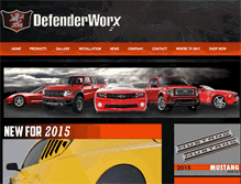 Tablet Screenshot of defenderworx.com